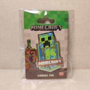 Minecraft Creeper Enamel Pin Official Mojang Collectible Metal Lapel Badge